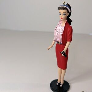 Hallmark Barbie in Busy Gal Fashion Keepsake Ornament 2000
